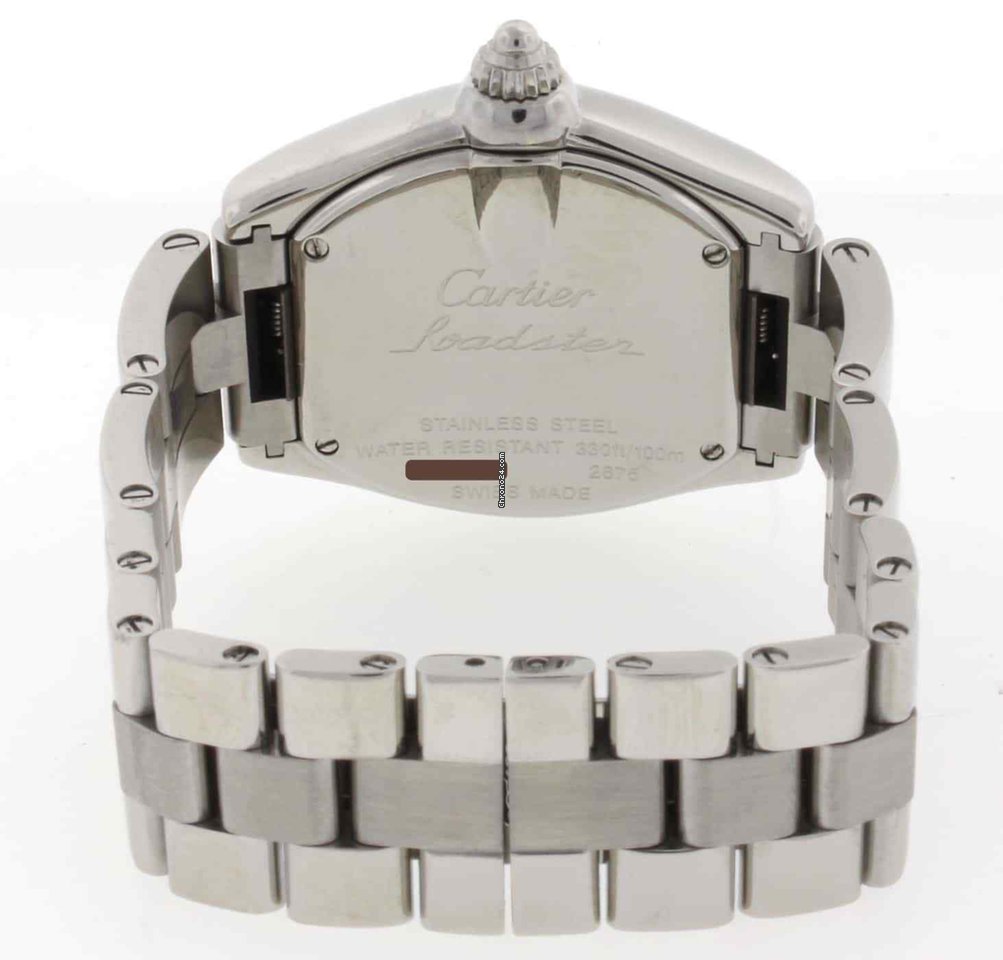 Cartier Roadster Mens watch Unisex Quartz Steel W62017V3 2675 Replica 5