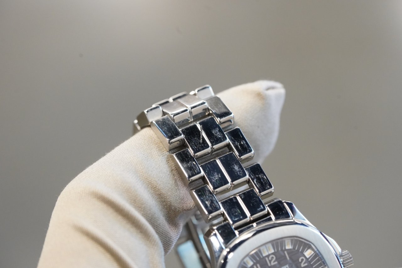 IMG_9081 Patek Philippe Aquanaut Womens watch Quartz Steel 4960 1A-001 Replica 5