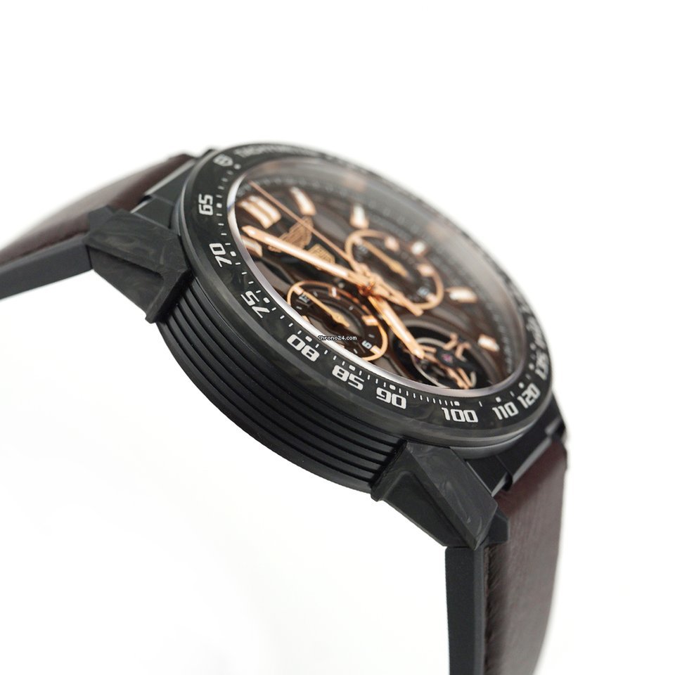 TAG Heuer Carrera Heuer-02T Mens watch Unisex Automatic Titanium CAR5A8E.FT6181 Replica 5