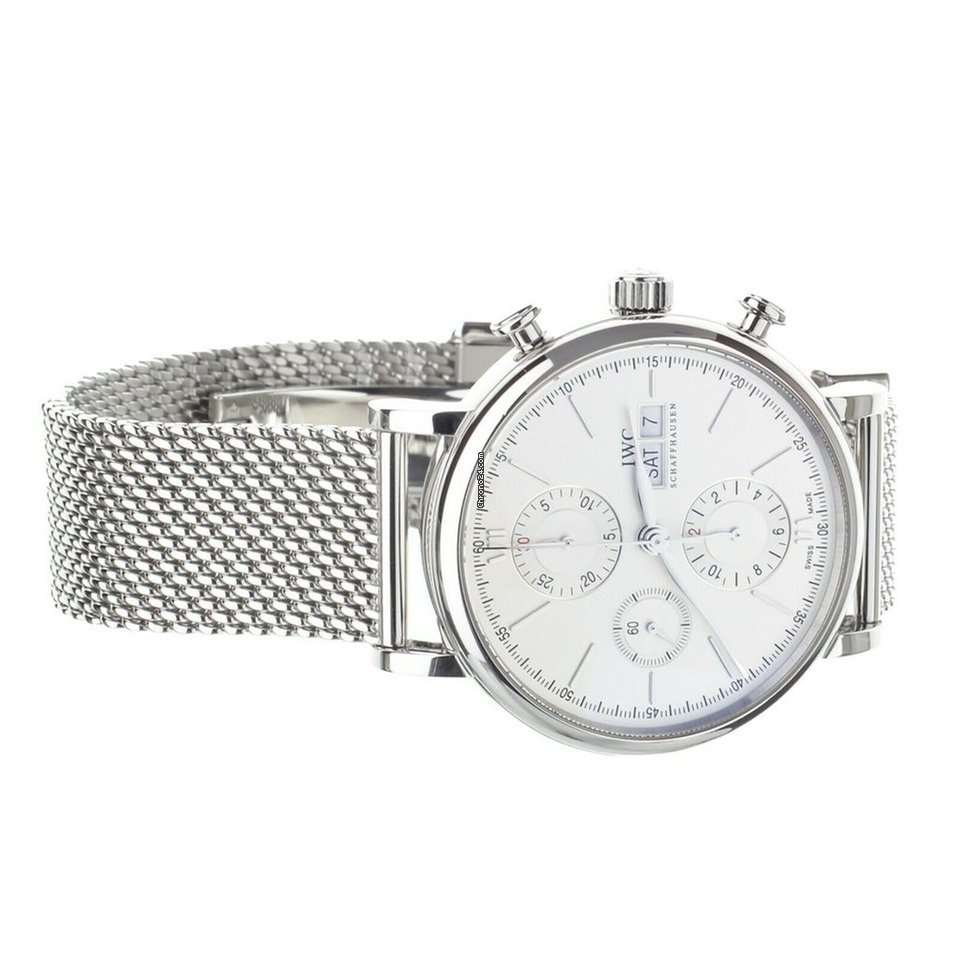IMG_9081 IWC Portofino Chronograph Mens watch Unisex Automatic Steel IW391028 Replica 5