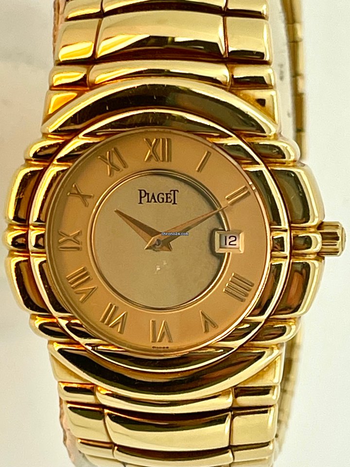IMG_9081 Piaget Tanagra Mens watch Unisex Quartz Yellow gold Piaget 17041 M 401D Replica 5