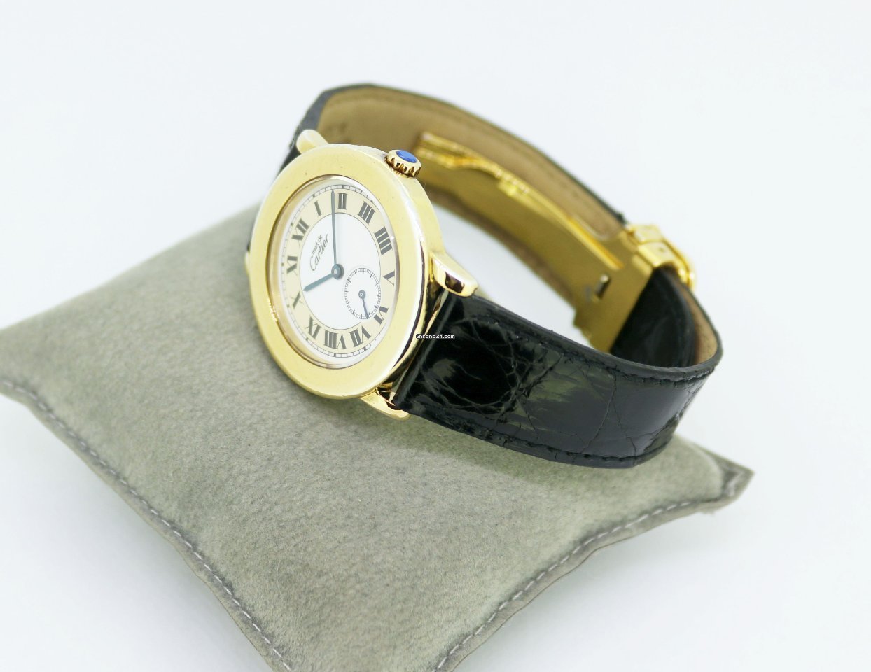 IMG_9081 Cartier Womens watch Quartz Silver 1810 Replica 5