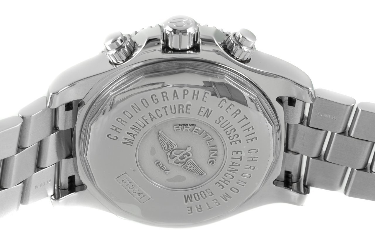 IMG_9081 Breitling Superocean Chronograph II Mens watch Unisex Automatic Gold Steel C13341 Replica 5