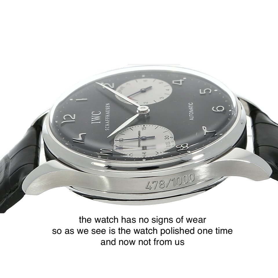 IWC Portuguese Mens watch Unisex Automatic Steel IW5000 Replica 5