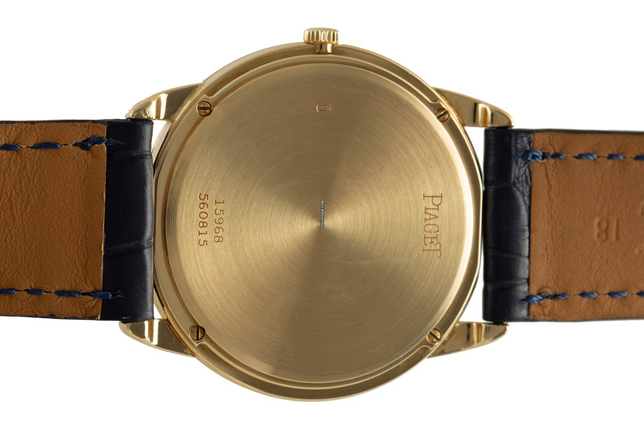 IMG_9081 Piaget Gouverneur Mens watch Unisex Manual winding Yellow gold 15968 Replica 5