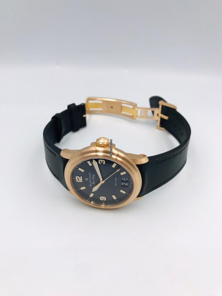Blancpain Mens watch Unisex Automatic Rose gold 2850B-3630A-64B Replica 5