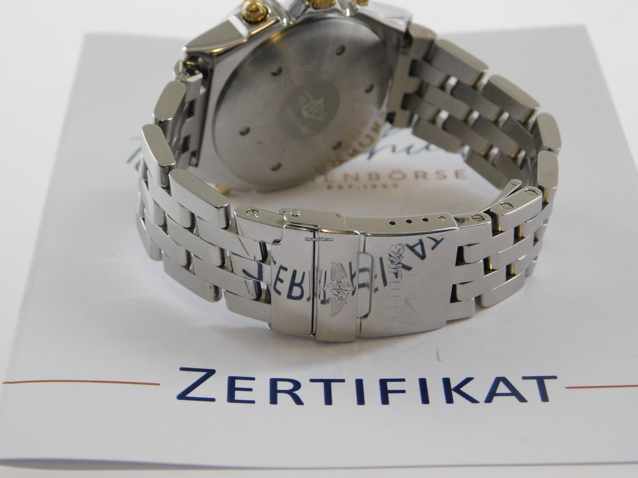 IMG_9081 Breitling Duograph Mens watch Unisex Automatic Gold Steel B 15507 Replica 5