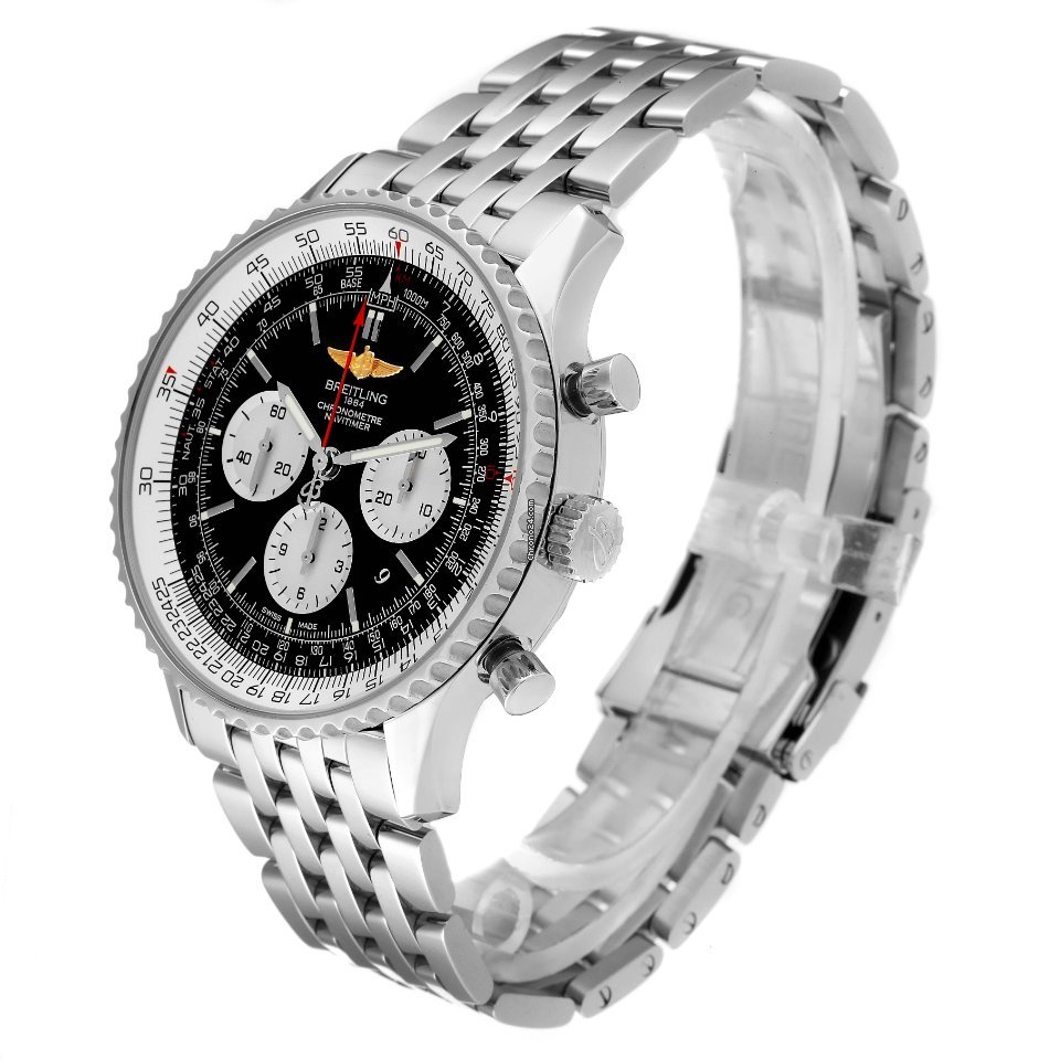 IMG_9081 Breitling Navitimer 01 (46 MM) Mens watch Unisex Automatic Steel AB0127-211-B1A1 Replica 5