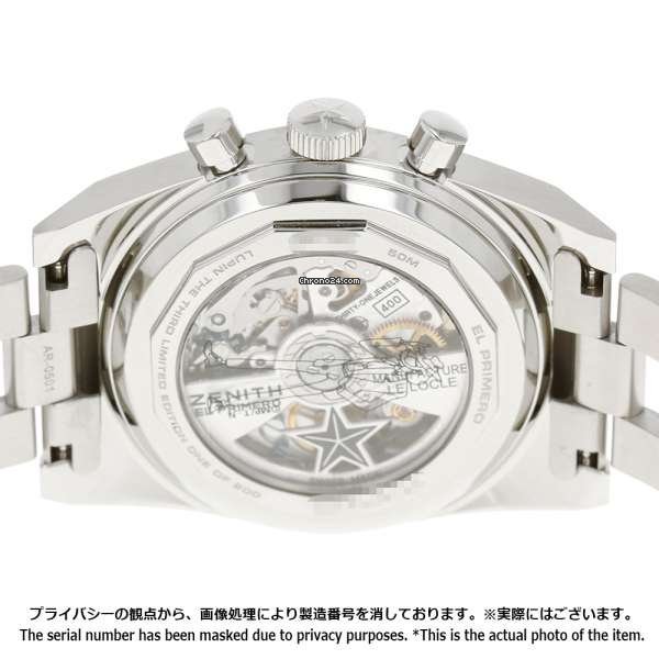 IMG_9081 Zenith Mens watch Unisex Automatic Steel 03.L384-2.400 7.M384 Replica 5