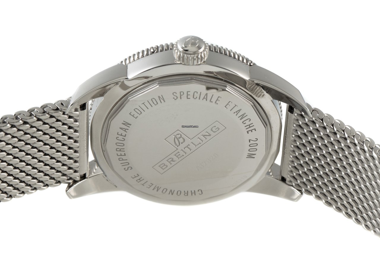 IMG_9081 Breitling Superocean Heritage 46 Mens watch Unisex Automatic Steel A17320-108 Replica 5