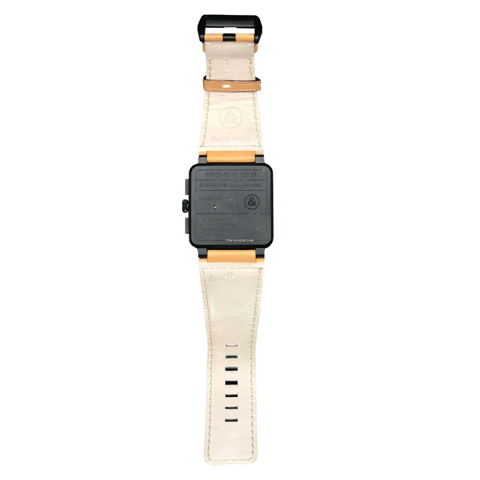 IMG_9081 Bell & Ross BR 03-94 Chronographe Mens watch Unisex Automatic Ceramic BR0394-HERI-CE Replica 5