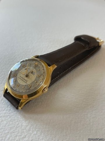 Movado Mens watch Unisex Automatic Yellow gold Movado Calendomatic Replica 5
