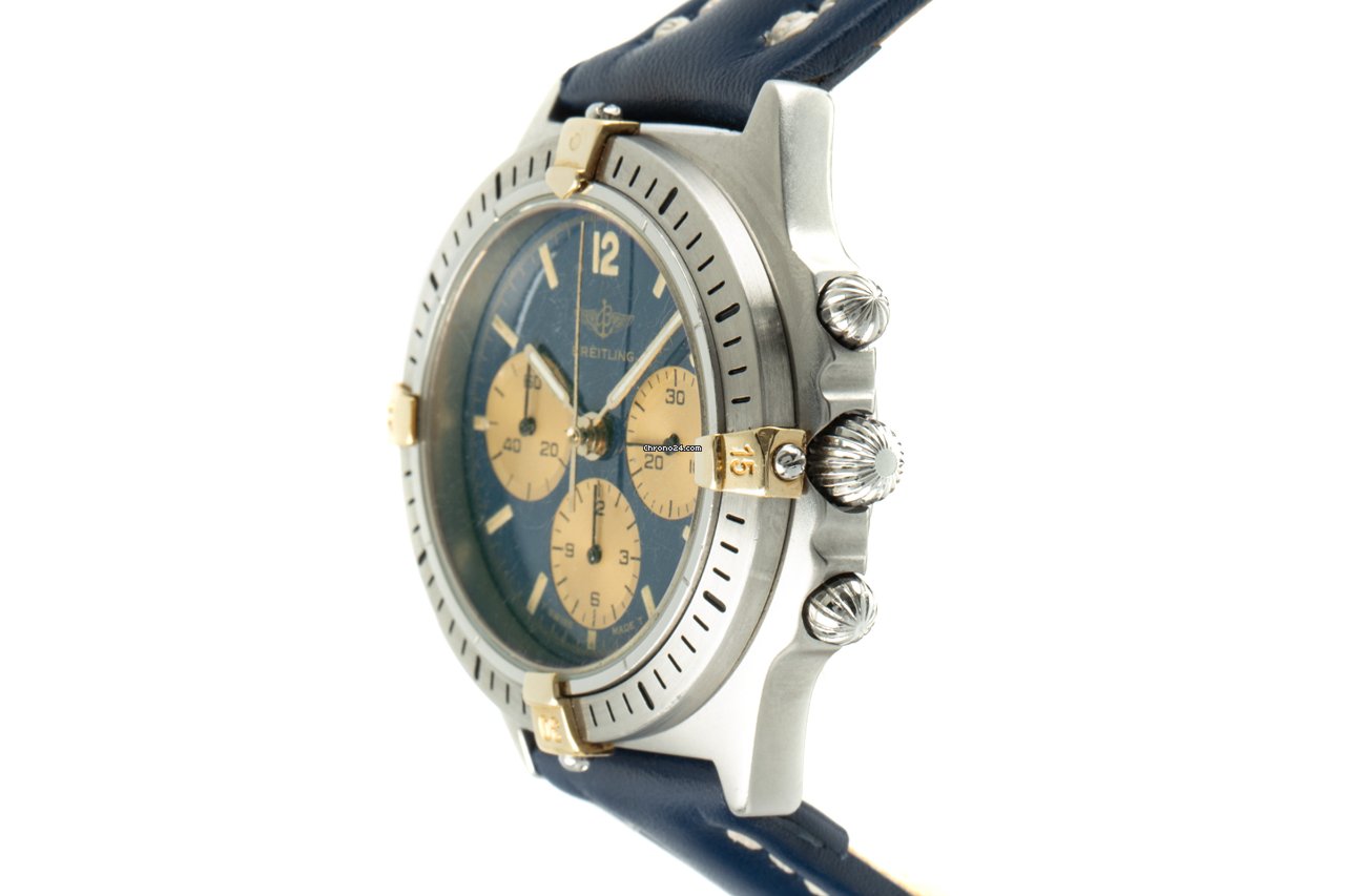 IMG_9081 Breitling Callisto Mens watch Unisex Manual winding Gold Steel 80520 Replica 5
