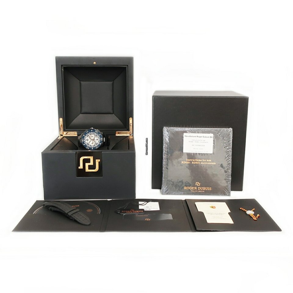 IMG_9081 Roger Dubuis Pulsion Mens watch Unisex Automatic Titanium DBPU0005 Replica 5