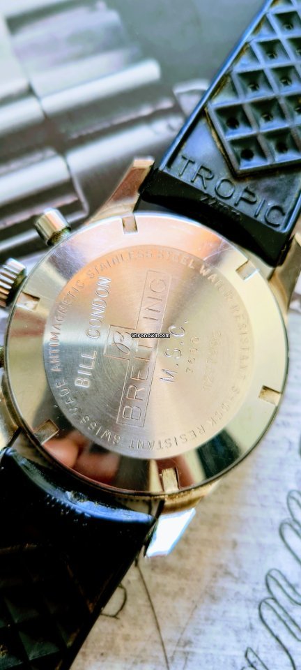 IMG_9081 Breitling Mens watch Unisex Manual winding Steel 7650 Replica 5