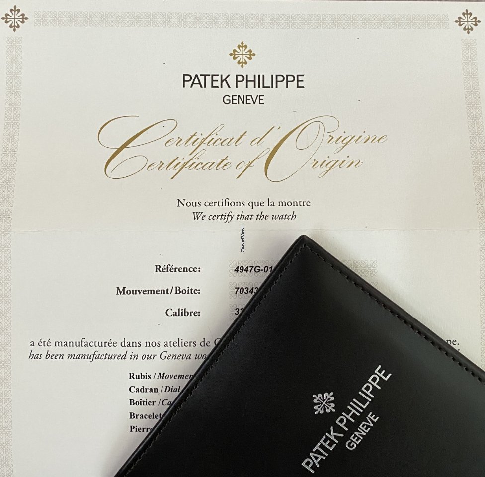 Patek Philippe Annual Calendar Womens watch Automatic White gold 4947G Replica 5