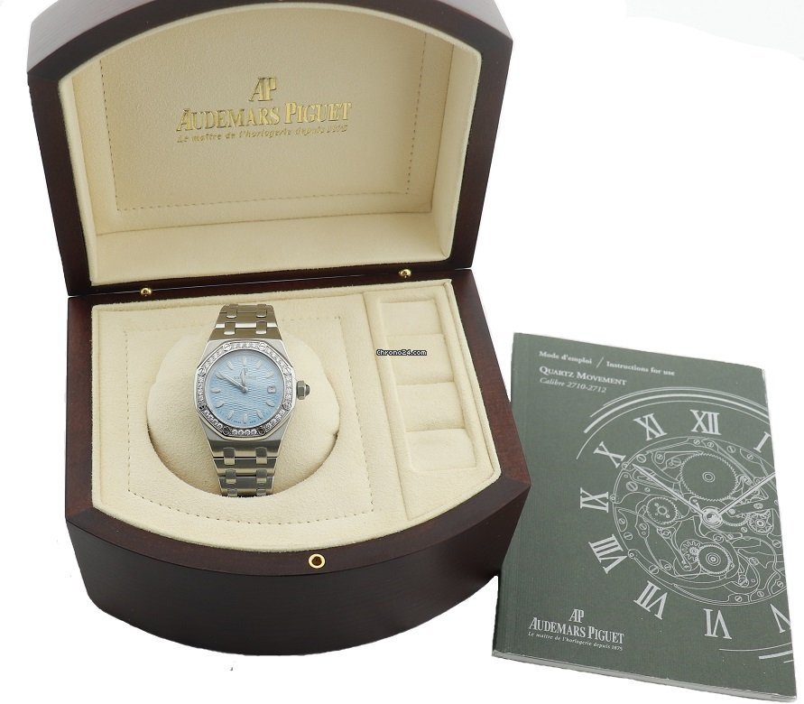 Audemars Piguet Royal Oak Lady Womens watch Quartz Steel 67601ST Replica 5