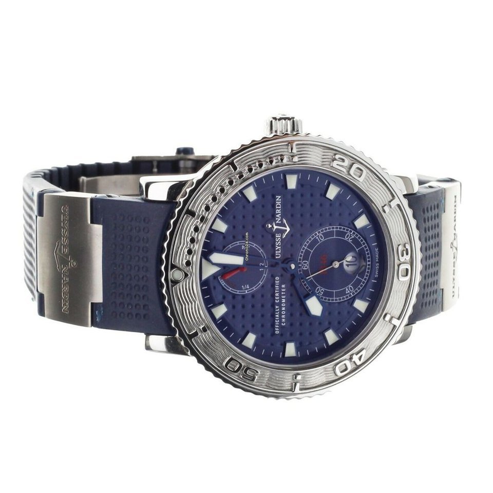 IMG_9081 Ulysse Nardin Diver Mens watch Unisex Automatic Steel 263-58 Replica 5