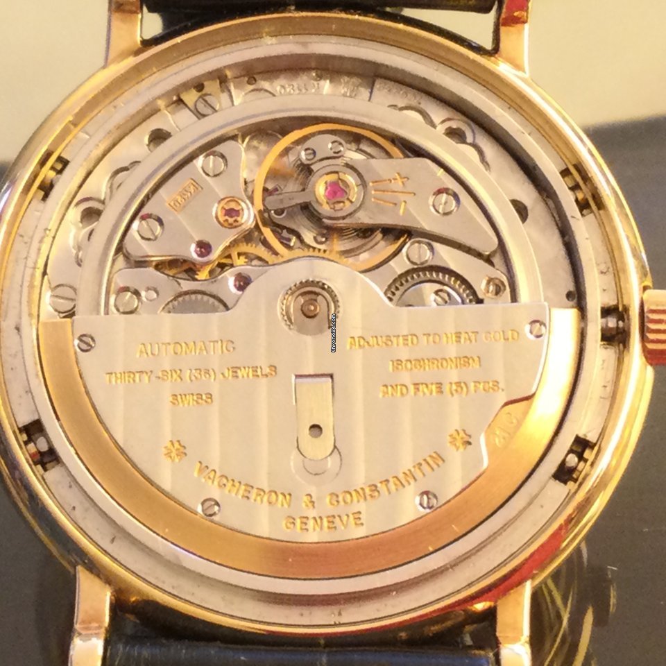 IMG_9081 Vacheron Constantin Patrimony Mens watch Unisex Automatic Yellow gold 43031 Replica 5