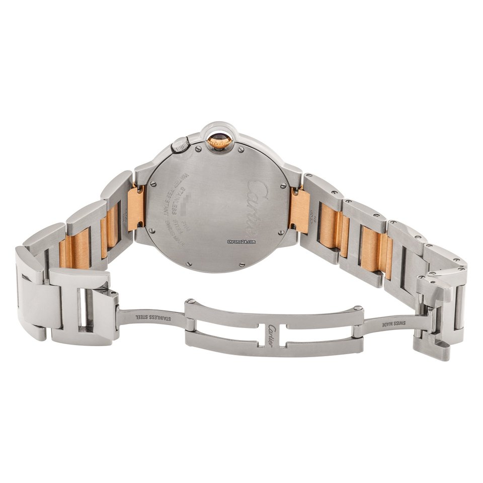 IMG_9081 Cartier Ballon Bleu 42mm Mens watch Unisex Quartz W6920027 Replica 5