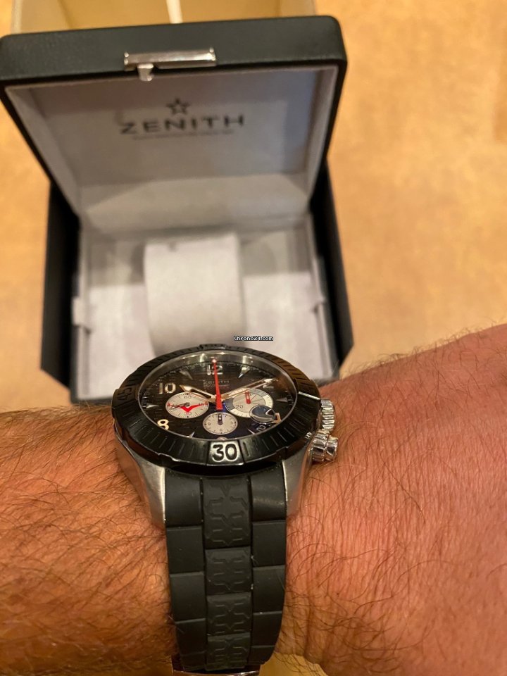 IMG_9081 Zenith Defy El Primero Mens watch Unisex Automatic Steel 03-0531-4000-21-R672 Replica 5