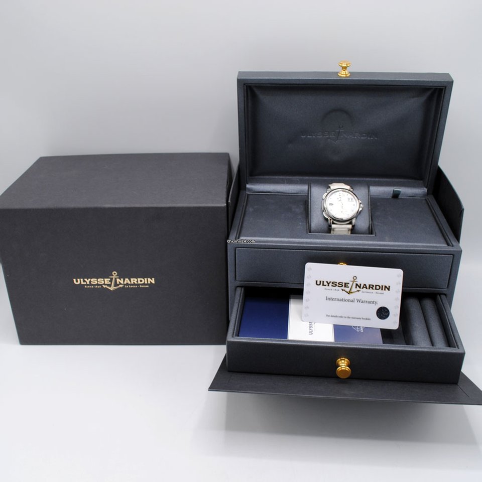 IMG_9081 Ulysse Nardin Dual Time Womens watch Automatic Steel 243-22 391 Replica 5