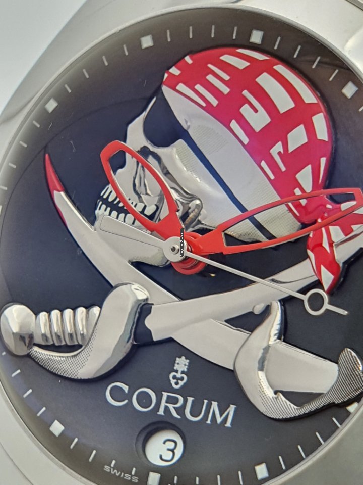 IMG_9081 Corum Bubble Mens watch Unisex Automatic Steel 082.150.20 Replica 5