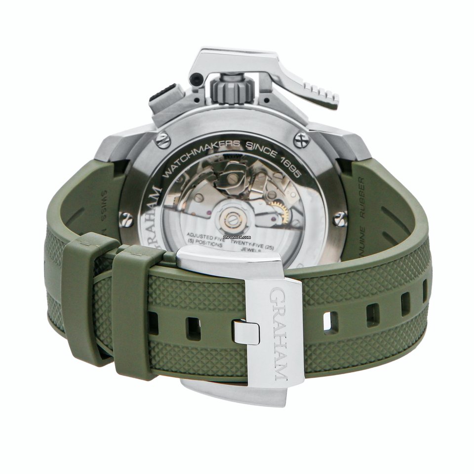 IMG_9081 Graham Chronofighter Oversize Mens watch Unisex Automatic Steel 2CCAS.G03A Replica 5