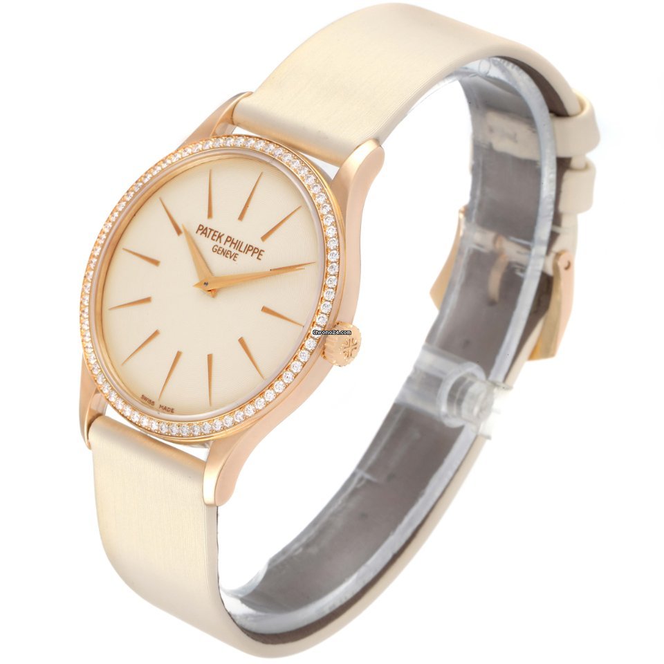 IMG_9081 Patek Philippe Calatrava Womens watch Manual winding Rose gold 4897R-010 Replica 5