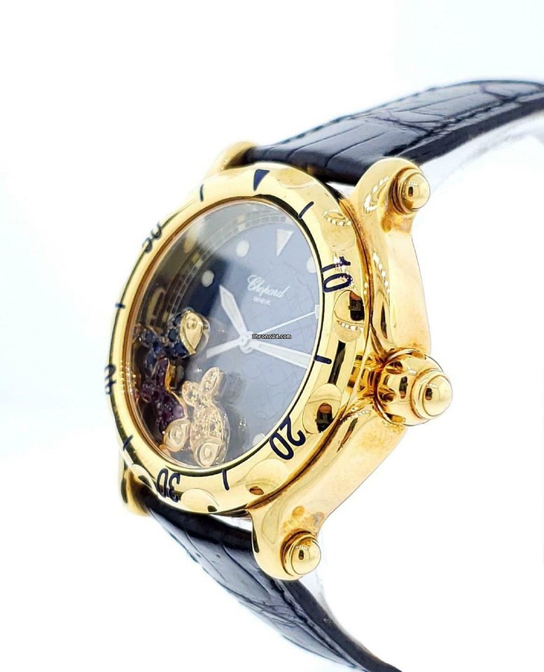 IMG_9081 Chopard Happy Sport Quartz Yellow gold 28 3528-402 Replica 5