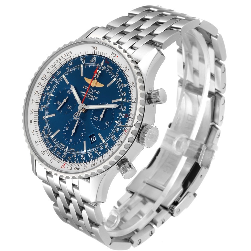 IMG_9081 Breitling Navitimer 01 (46 MM) Mens watch Unisex Automatic Steel AB012721-C889-453A Replica 5
