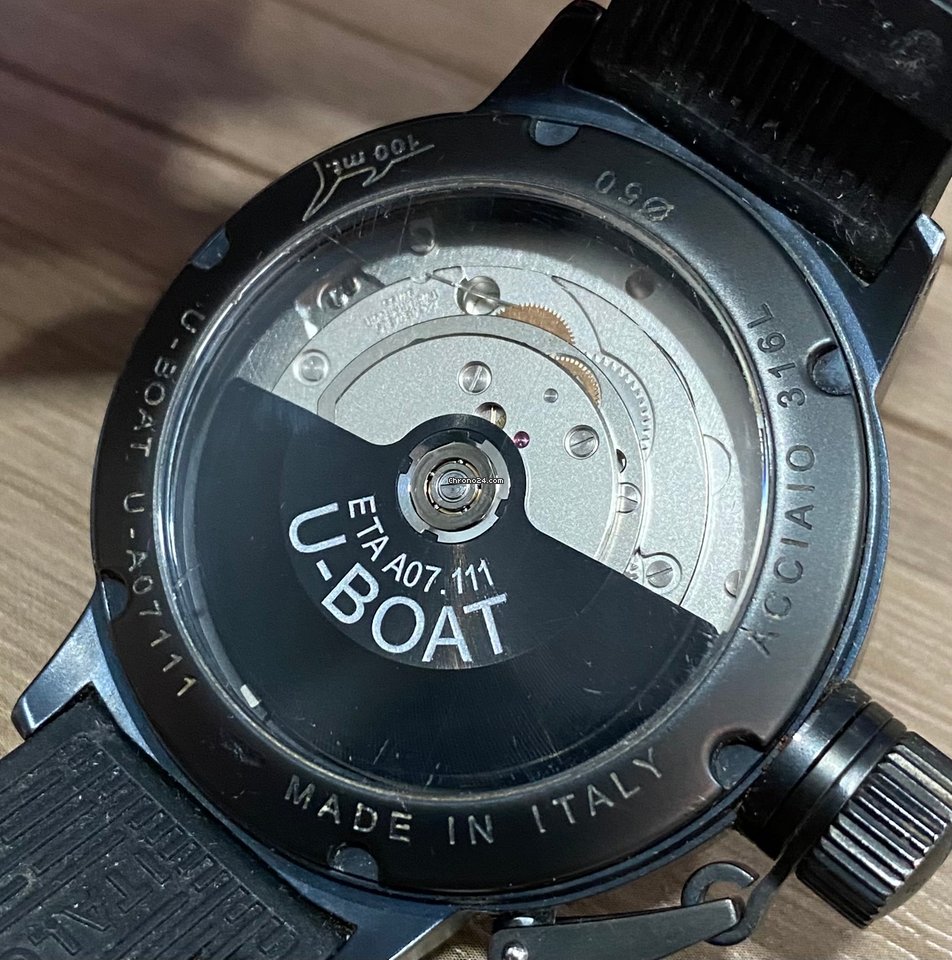 IMG_9081 U-Boat Flightdeck Mens watch Unisex Automatic Steel A07111 Replica 5