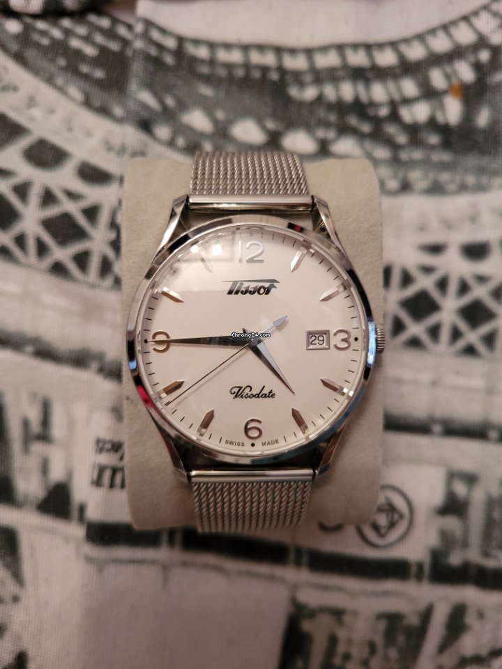 Tissot Heritage Visodate Mens watch Unisex Quartz Steel T118.410.11.277.00 Replica 5