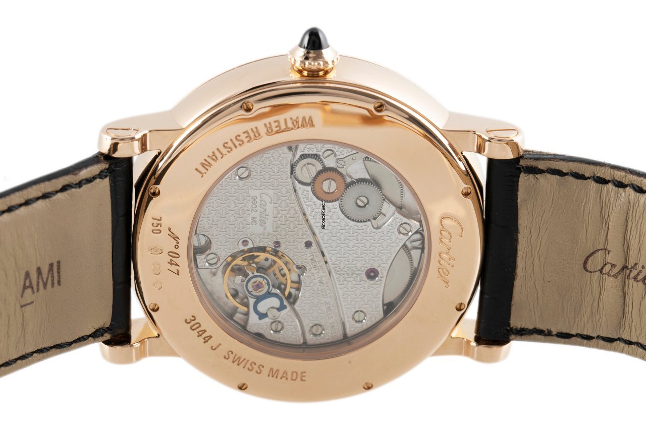 IMG_9081 Cartier Rotonde de Cartier Mens watch Unisex Manual winding Red gold W1550251 Replica 5