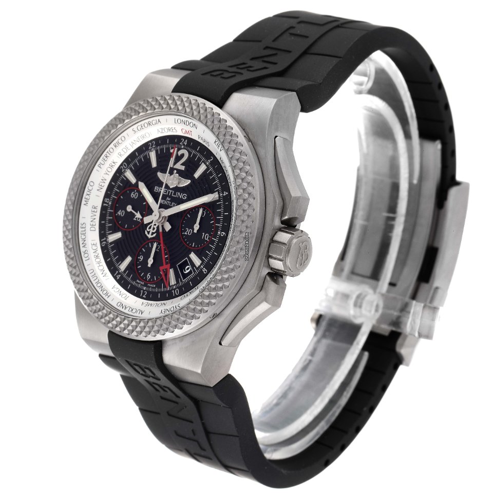 IMG_9081 Breitling Bentley B04 GMT Mens watch Unisex Automatic Titanium EB0433 Replica 5