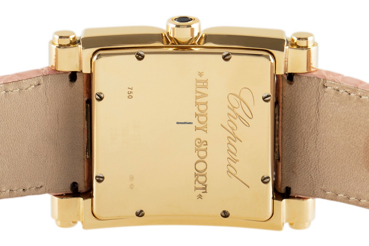 Chopard Happy Sport Womens watch Quartz Yellow gold 28 3570 Replica 5