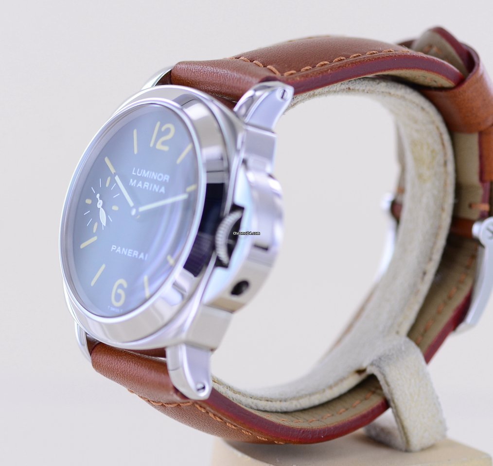IMG_9081 Panerai Luminor Marina Manual winding Steel OP6502 PAM001 Replica 5