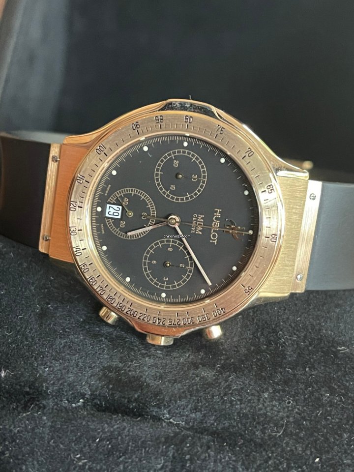 IMG_9081 Hublot Mens watch Unisex Quartz Yellow gold 1621 Replica 5
