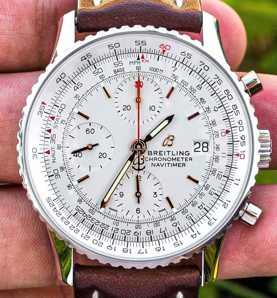 IMG_9081 Breitling Navitimer Heritage Mens watch Unisex Automatic Steel A13324121G1X1 Replica 5