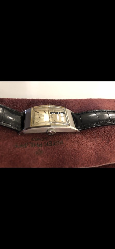 IMG_9081 Patek Philippe Vintage Mens watch Unisex Manual winding Platinum 425P Replica 5