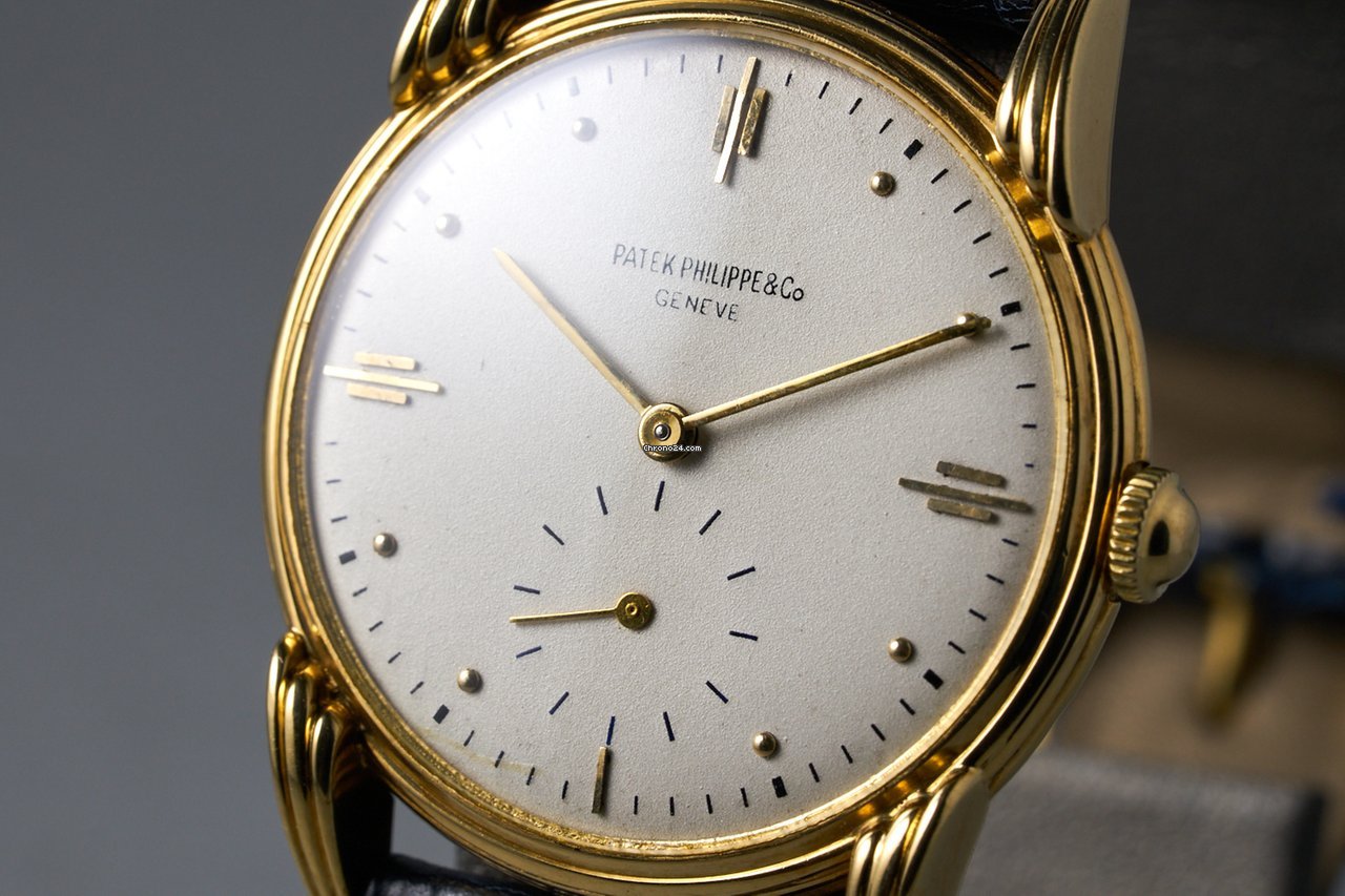 IMG_9081 Patek Philippe Calatrava Mens watch Unisex Manual winding Yellow gold 2407 Replica 5