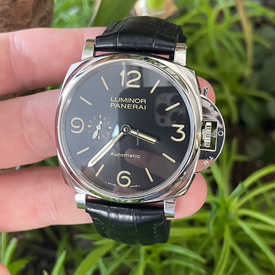 IMG_9081 Panerai Luminor Due Mens watch Unisex Automatic Steel PAM 00674 Replica 5