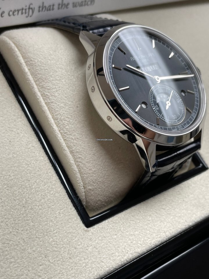 IMG_9081 Patek Philippe Perpetual Calendar Platinum 5236P-001 Replica 5