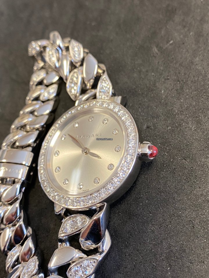 IMG_9081 Bulgari Womens watch Quartz Rose gold 102037 Replica 5