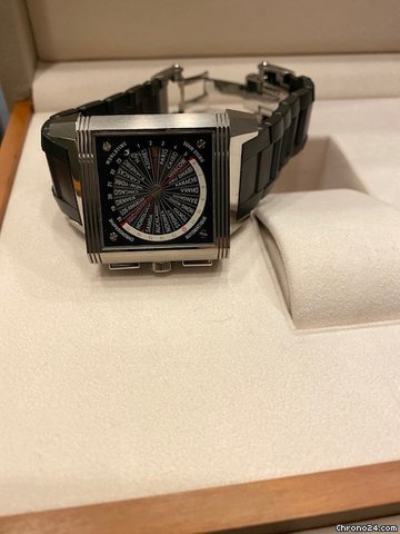 IMG_9081 Jaeger-LeCoultre Reverso Squadra World Chronograph Mens watch Unisex Automatic Titanium Q702T670 Replica 5