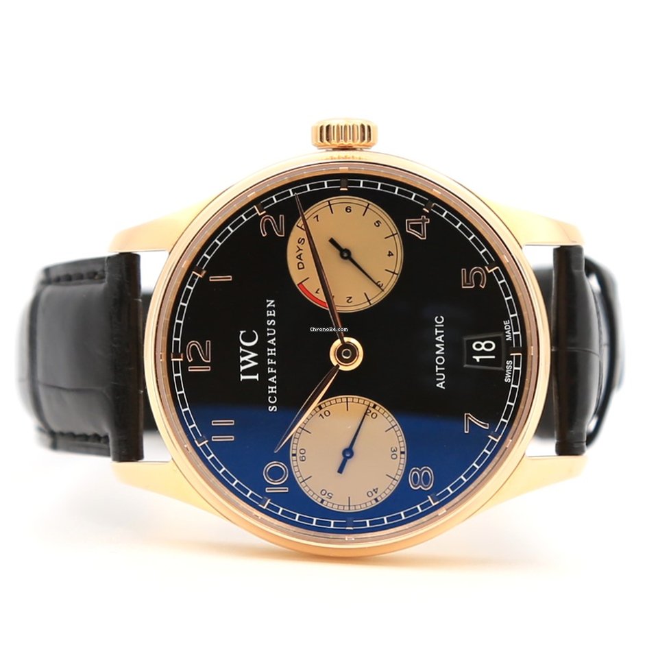 IMG_9081 IWC Portuguese Automatic Mens watch Unisex Automatic Rose gold 500121 Replica 5
