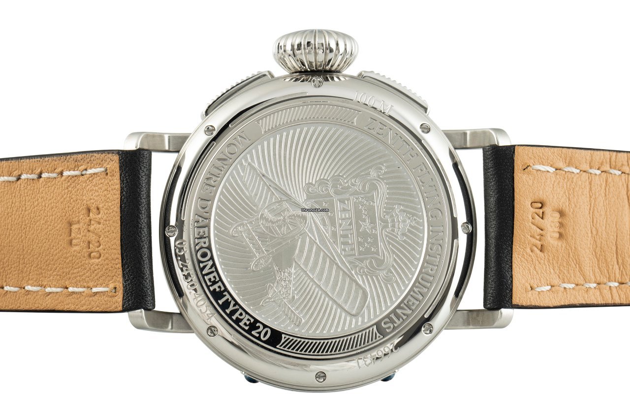 IMG_9081 Zenith Pilot Type 20 Annual Calendar Mens watch Unisex Automatic Steel 03.2430.4054 Replica 5