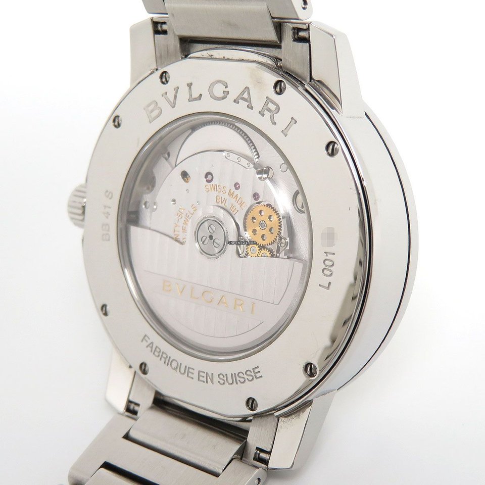 IMG_9081 Bulgari Bulgari Mens watch Unisex Automatic Steel BB41WSSD Replica 5