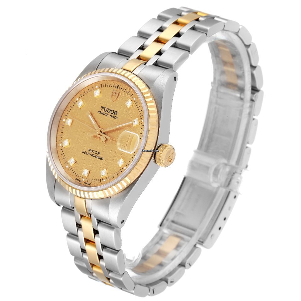 IMG_9081 Tudor Prince Date Mens watch Unisex Automatic Steel 72033 Replica 5