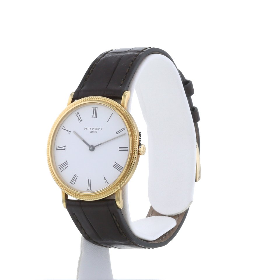 Patek Philippe Calatrava Mens watch Unisex Quartz Yellow gold 3954 Replica 5